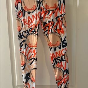 San Francisco Giants Themed Leggings